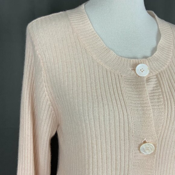 P. Jamas 100% Cashmere Baby Pink Bed Jacket Size S - Picture 9 of 16